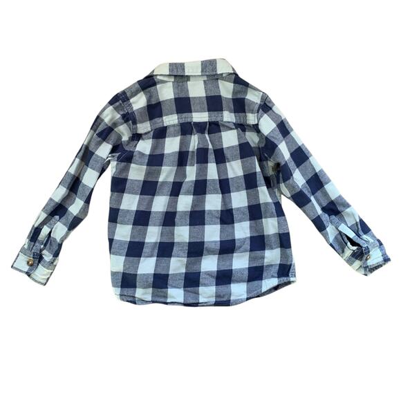 Hanna Andersson Flannel Checkered Shirt - Picture 4 of 7